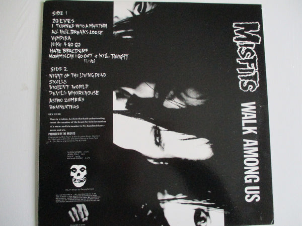 The Misfits Walk Among Us Lp One Only Savage Amusement 