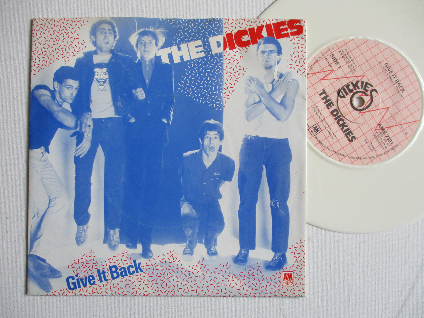 THE DICKIES give it back 7"  VG EX