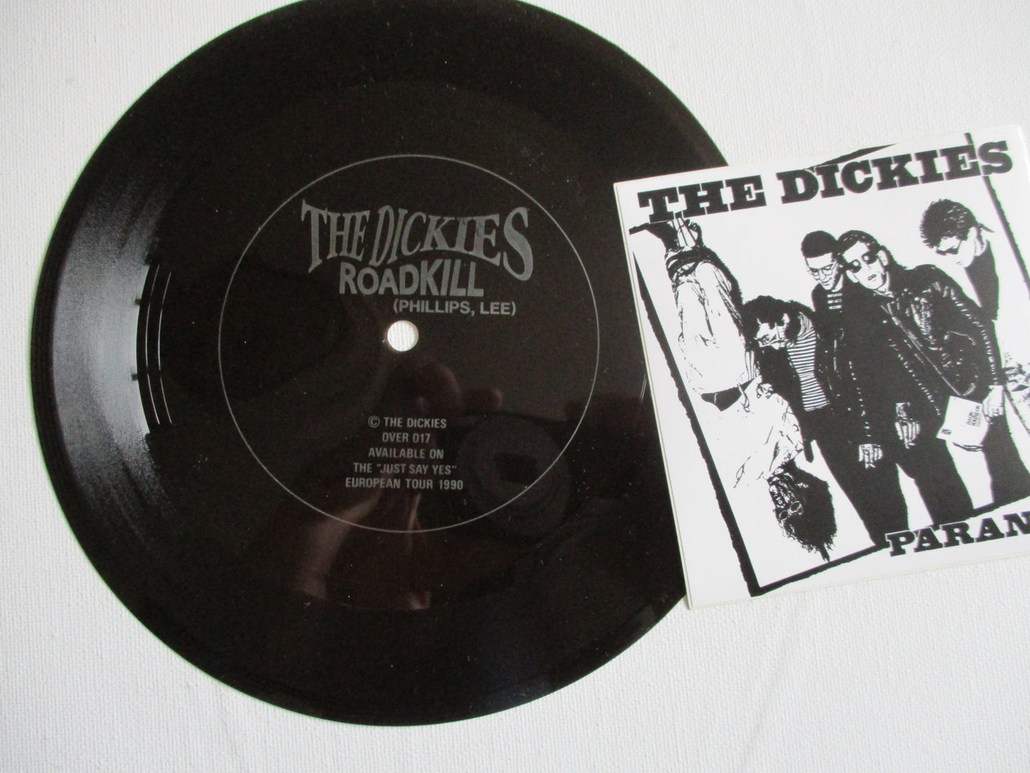 THE DICKIES roadkill 7" flexi + sticker - / EX