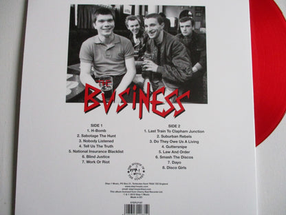 THE BUSINESS smash the discos LP ltd Col V