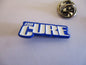 THE CURE post punk METAL BADGE (blue)