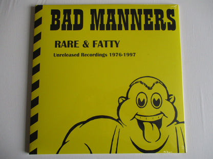 BAD MANNERS rare and fatty LP RED V* Gfold