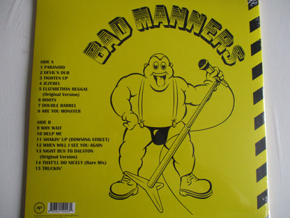 BAD MANNERS rare and fatty LP RED V* Gfold