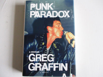 GREG GRAFFIN punk paradox BOOK hardback bad religion