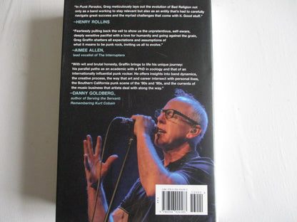 GREG GRAFFIN punk paradox BOOK hardback bad religion