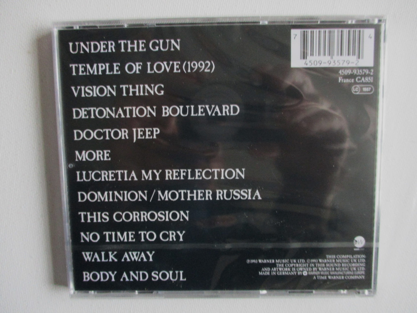 SISTERS OF MERCY greatest hits vol 1 CD