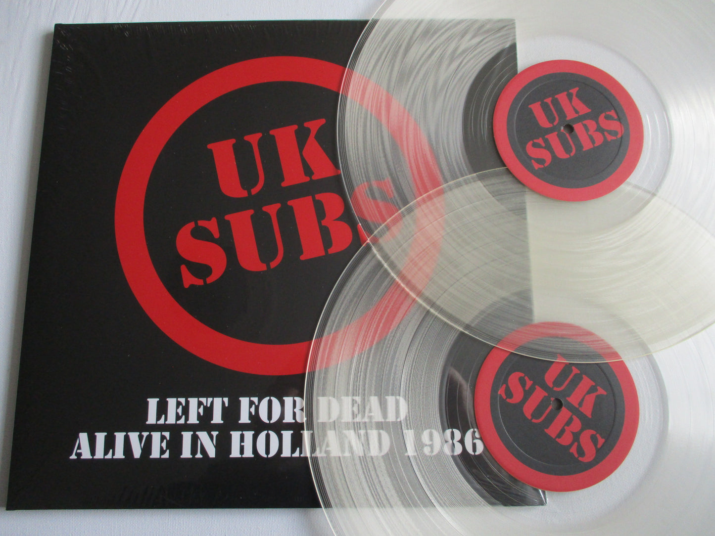 UK SUBS left for dead alive in holland 2LP - last copy