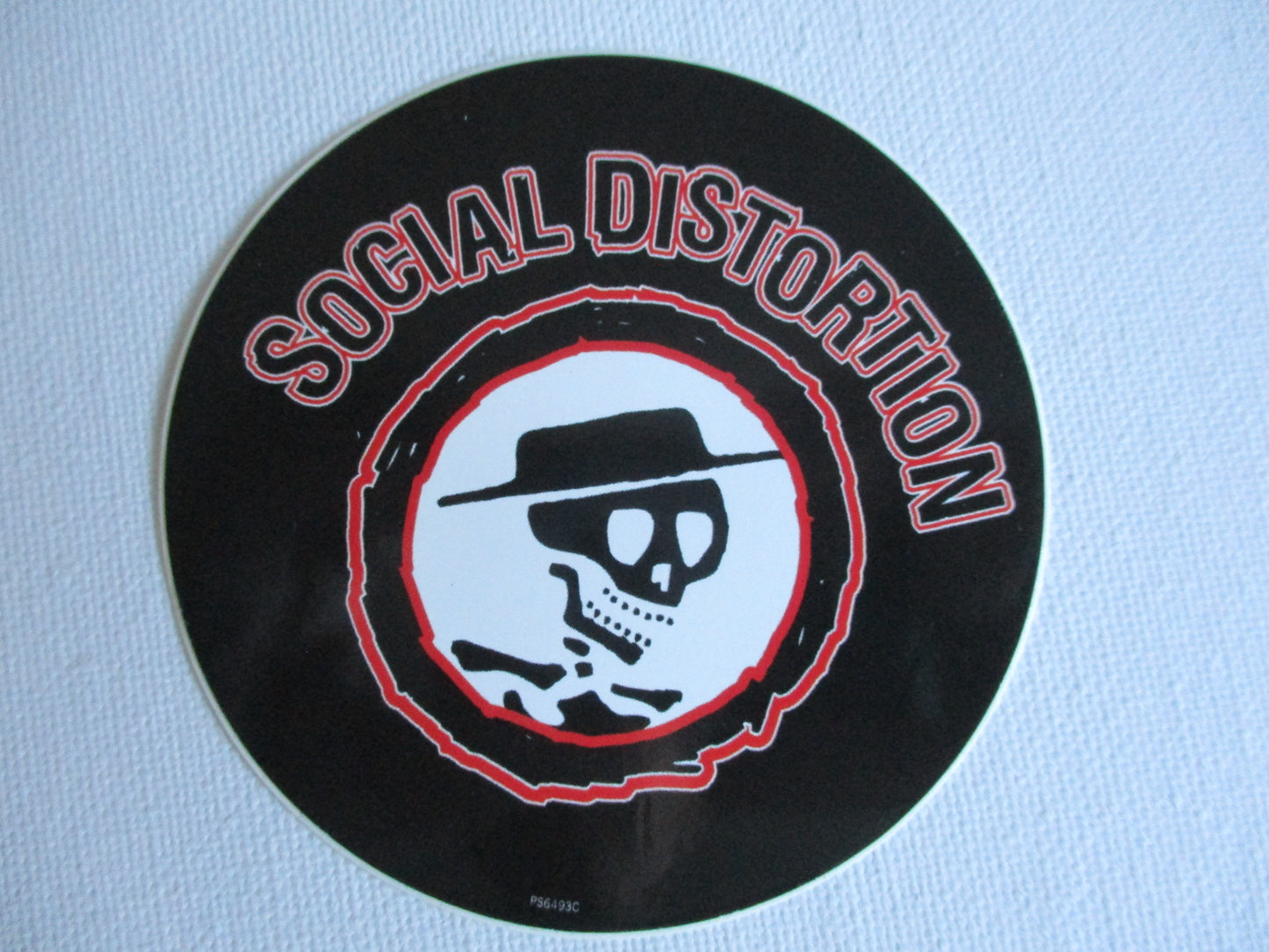 SOCIAL DISTORTION PUNK VINYL STICKER (medium)