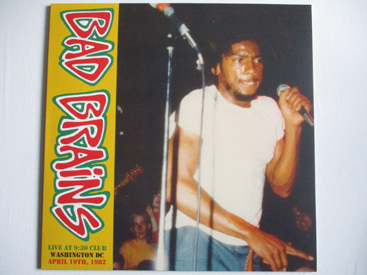 BAD BRAINS live at the 9.30 club washington LP