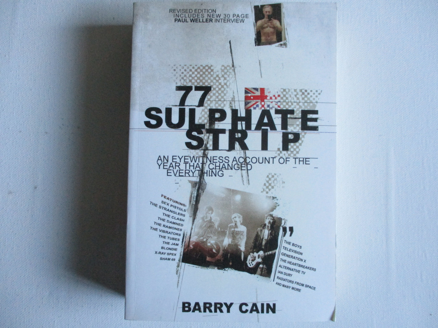 77 SULPHATE STRIP barry cain BOOK - huge Weller interview added