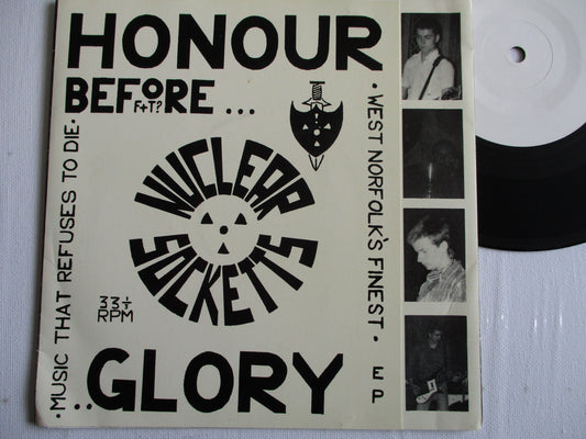 NUCLEAR SOCKETTS honour before glory 7" VG EX