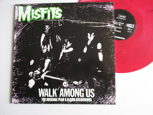 THE MISFITS walk among us demos LP red