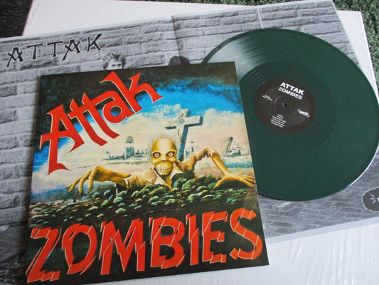 ATTAK zombies LP (Green V + POSTER)