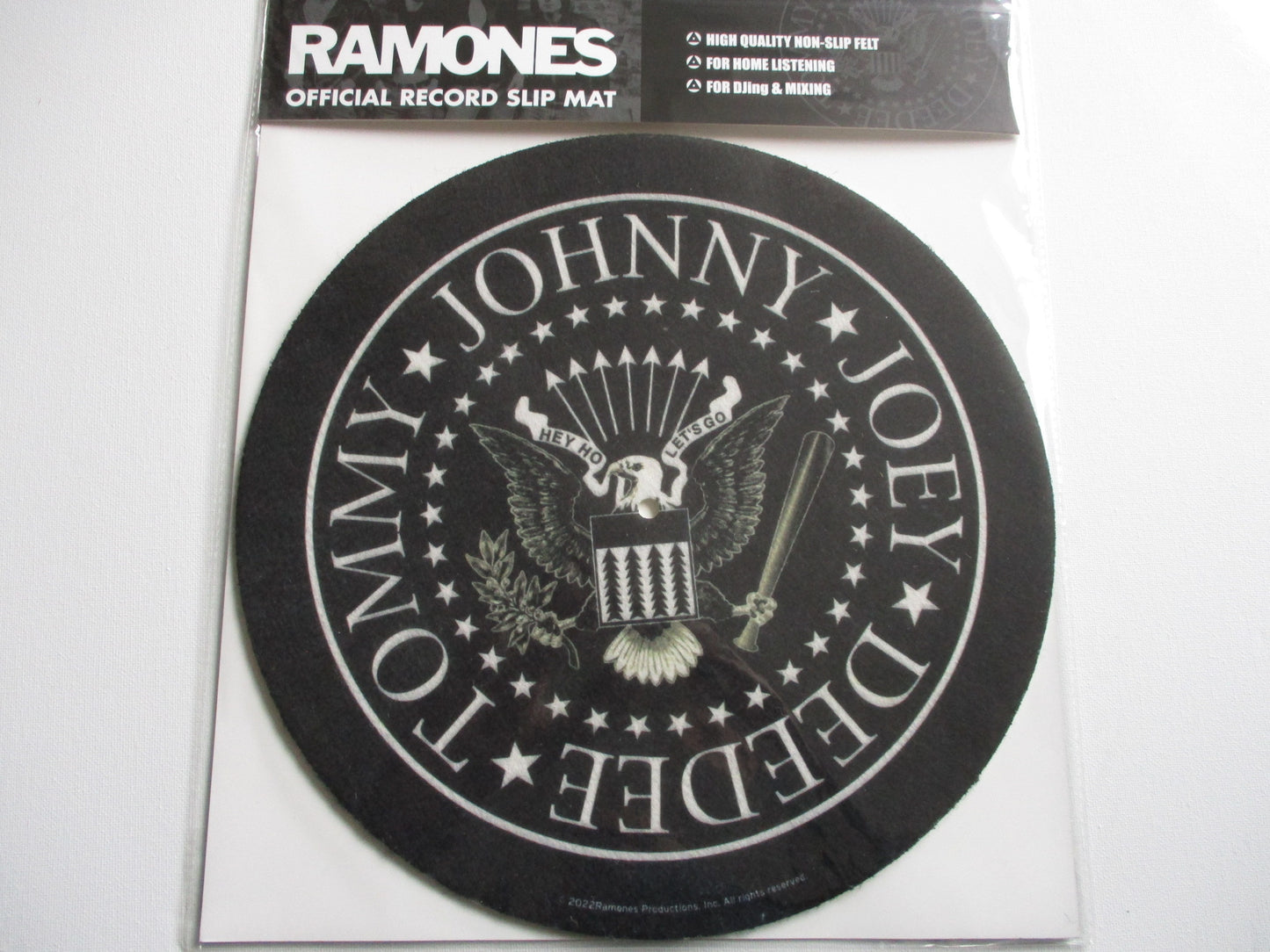 THE RAMONES turntable SLIPMAT - SALE!