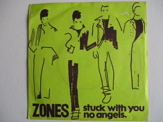 THE ZONES stuck with you 7" VG EX