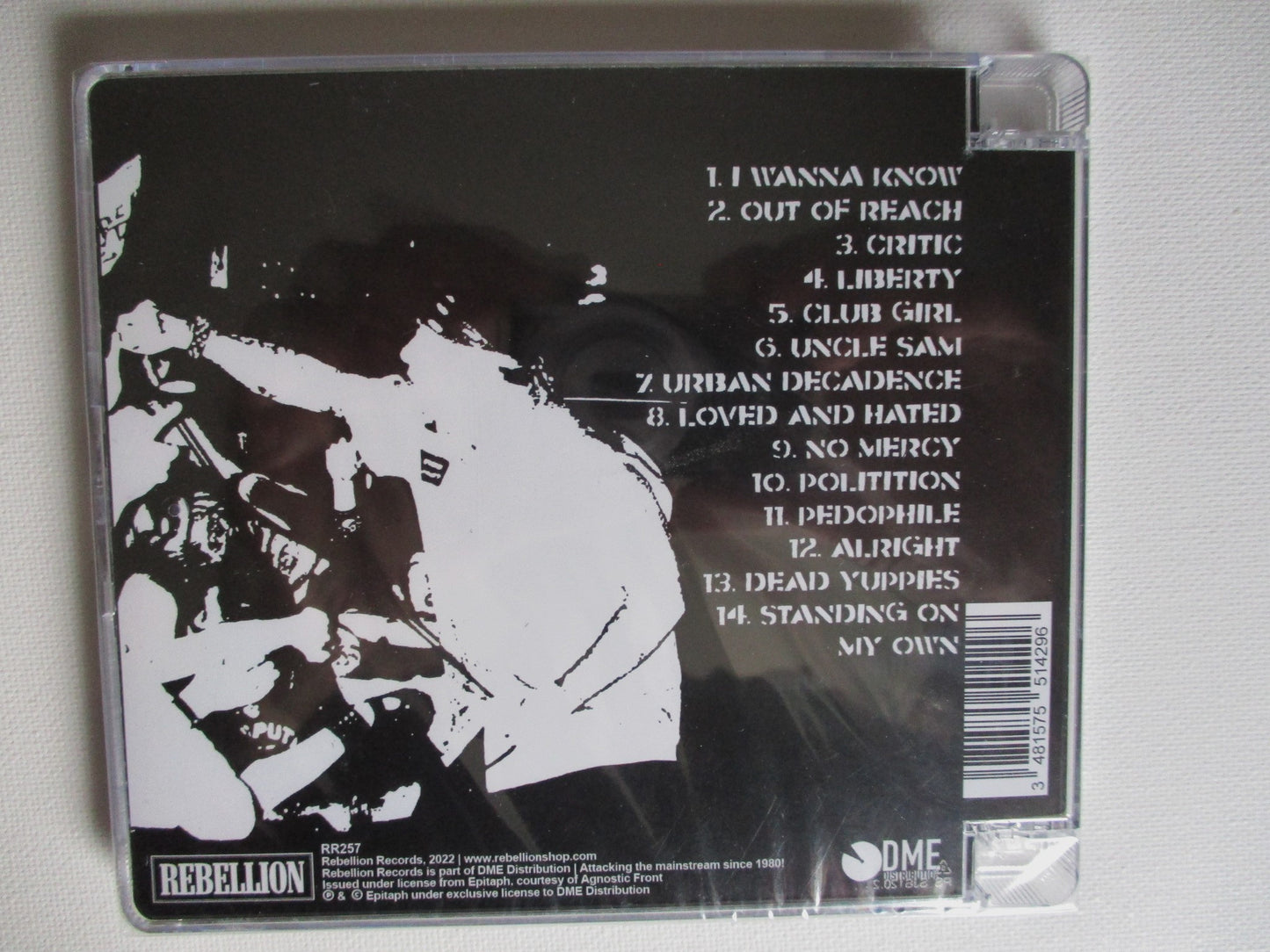 AGNOSTIC FRONT dead yuppies CD