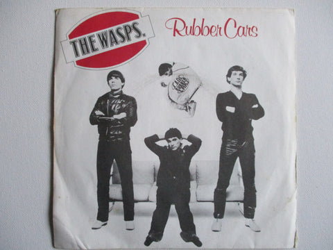 THE WASPS rubber cars 7"  VG G+