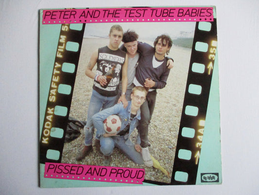 PETER & THE TEST TUBE BABIES pissed & proud LP G VG