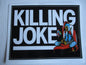 KILLING JOKE POST PUNK VINYL STICKER