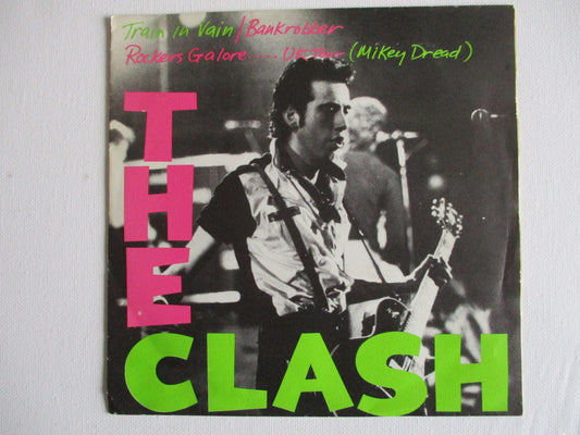 THE CLASH train in vain 7" VG+ EX (Dutch)