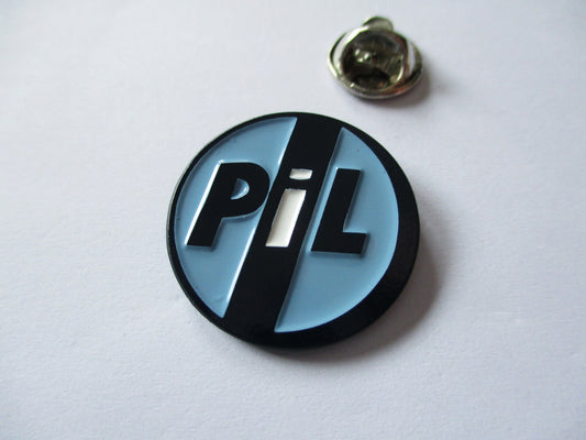 PIL logo POST PUNK METAL BADGE enamel pin