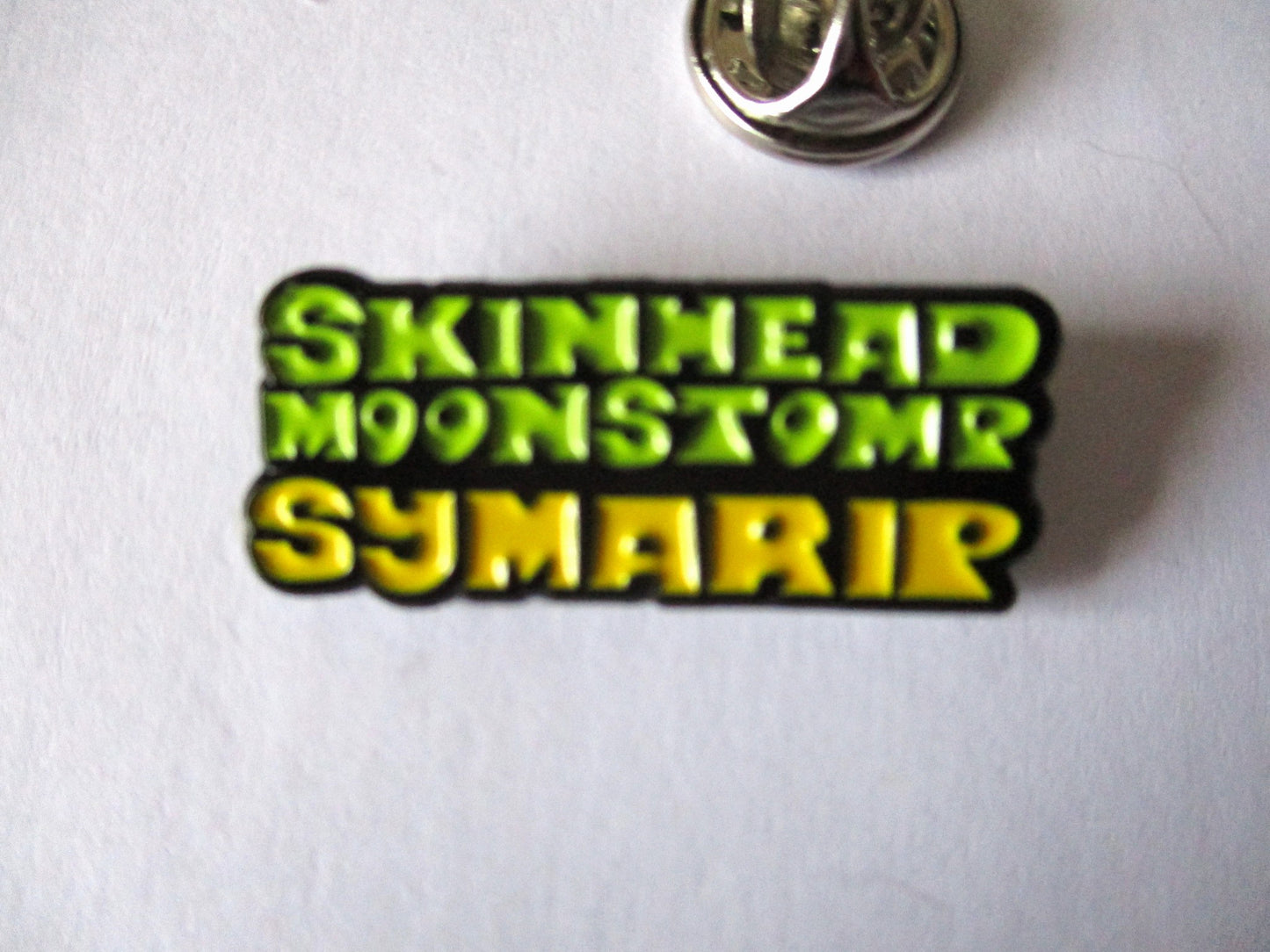 SYMARIP skinhead moonstomp logo SKA METAL BADGE (black)