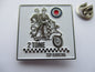 2 TONE TOP RANKING SKA METAL BADGE