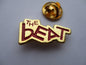 THE BEAT red/gold SKA METAL BADGE slight second