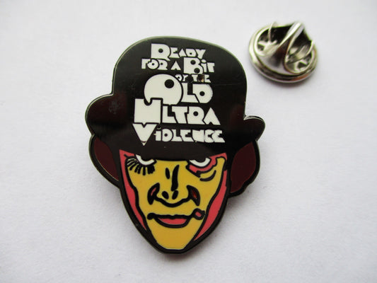 CLOCKWORK ORANGE ULTRA VIOLENCE alex oi! skinhead SKA METAL BADGE