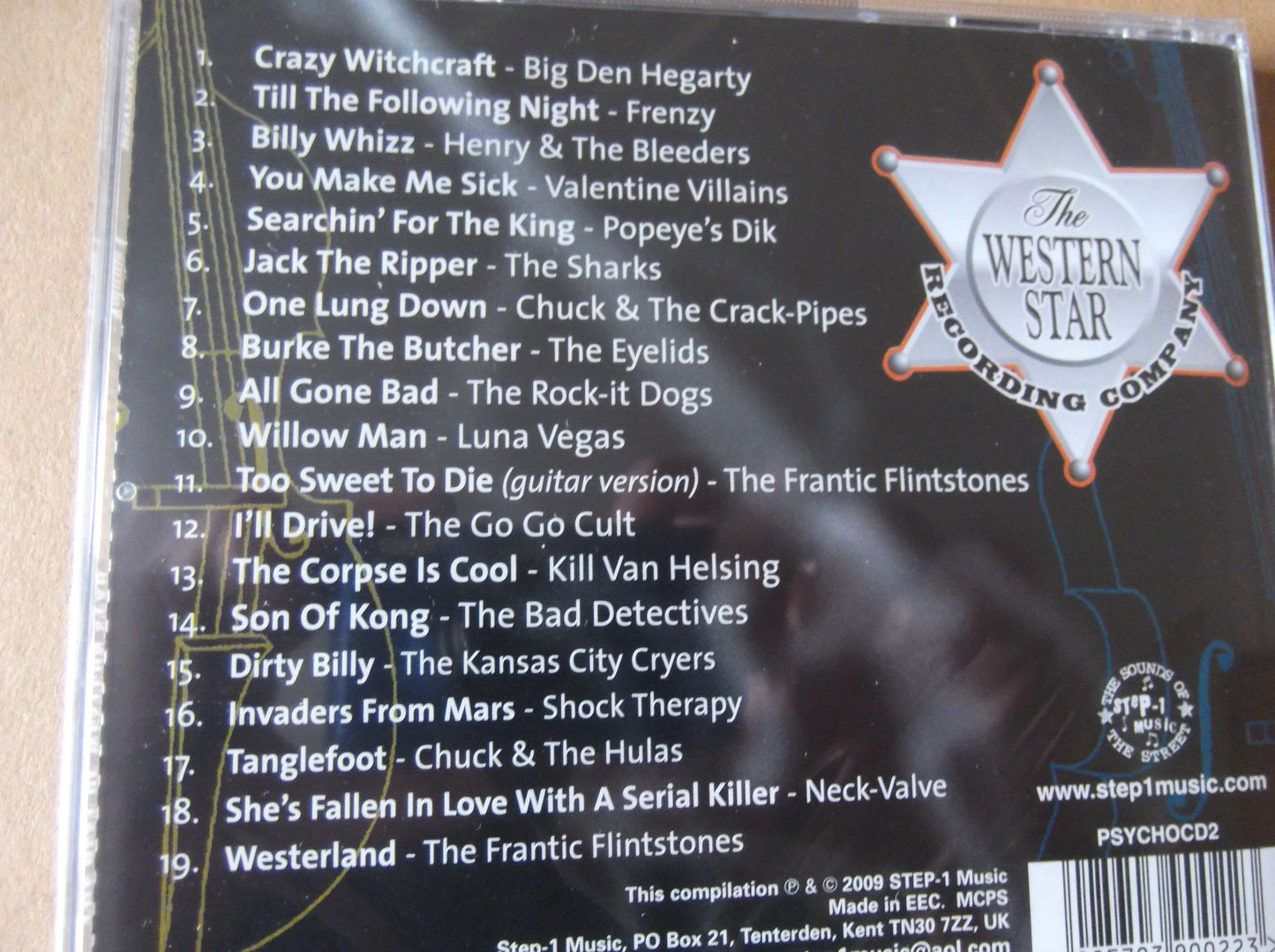 v/a THE BEST OF WESTERN STAR PSYCHOBILLY CD - Savage Amusement