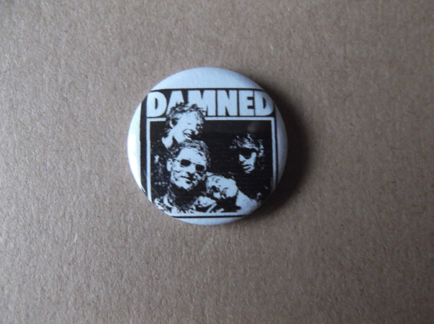 THE DAMNED punk badge ( Various designs - 50p each ) - Savage Amusement