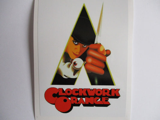 CLOCKWORK ORANGE dagger large OI! SKA PUNK VINYL STICKER