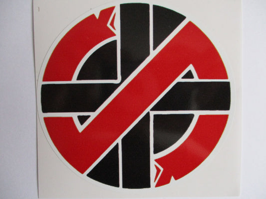 CRASS serpent PUNK VINYL STICKER