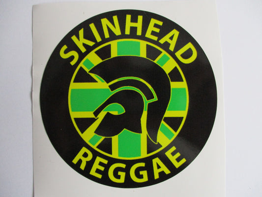 SKINHEAD REGGAE large SKA VINYL STICKER