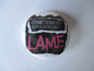 JOHNNY THUNDERS & THE HEARTBREAKERS l.a.m.f. (black) punk badge