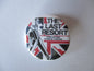 LAST RESORT skinhead anthems oi! punk badge