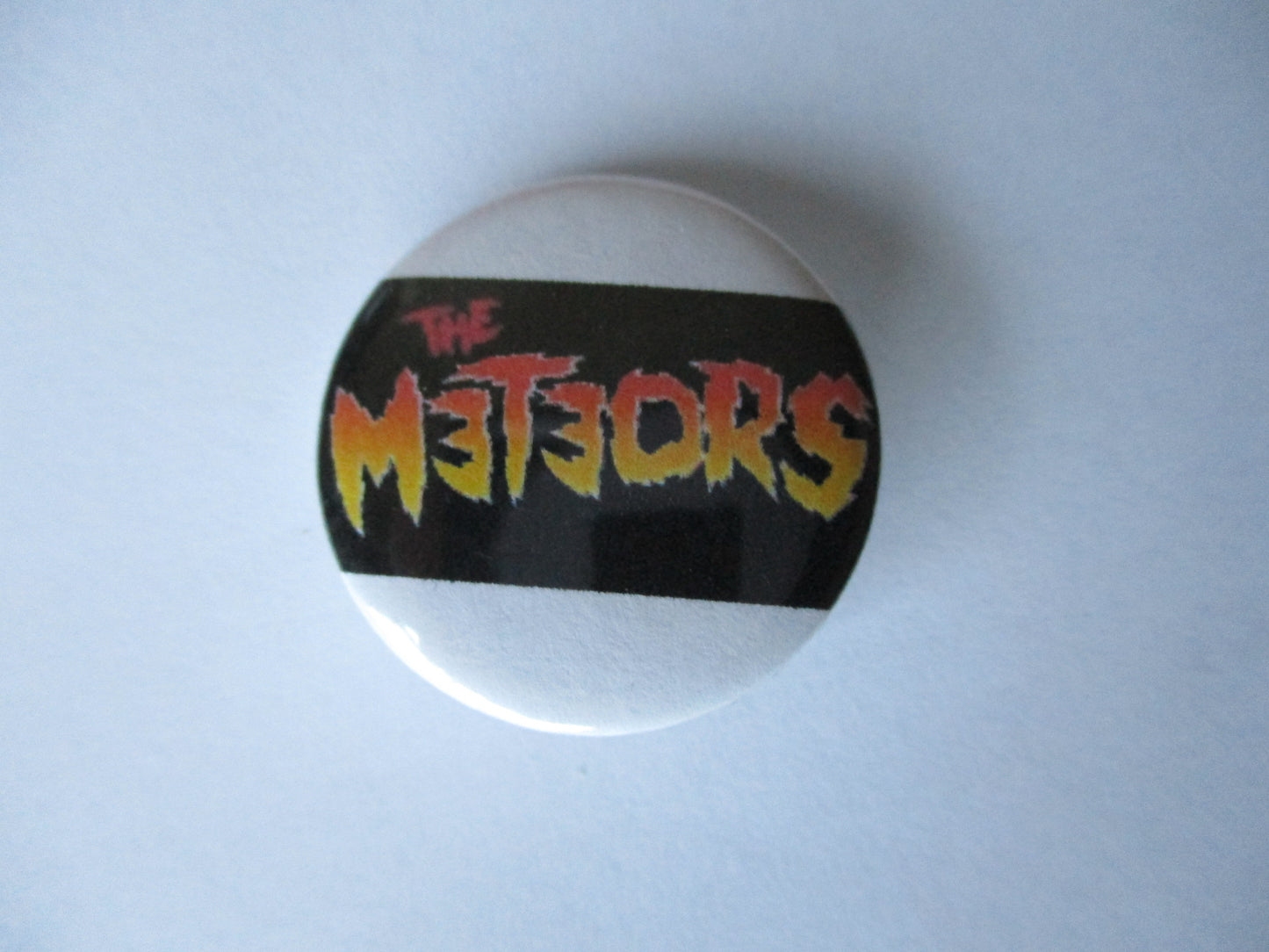 THE METEORS psychobilly punk badge (VARIOUS DESIGNS)