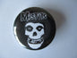 THE MISFITS punk badge (VARIOUS DESIGNS)