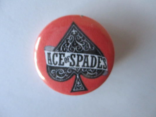 MOTORHEAD ace of spades punk badge