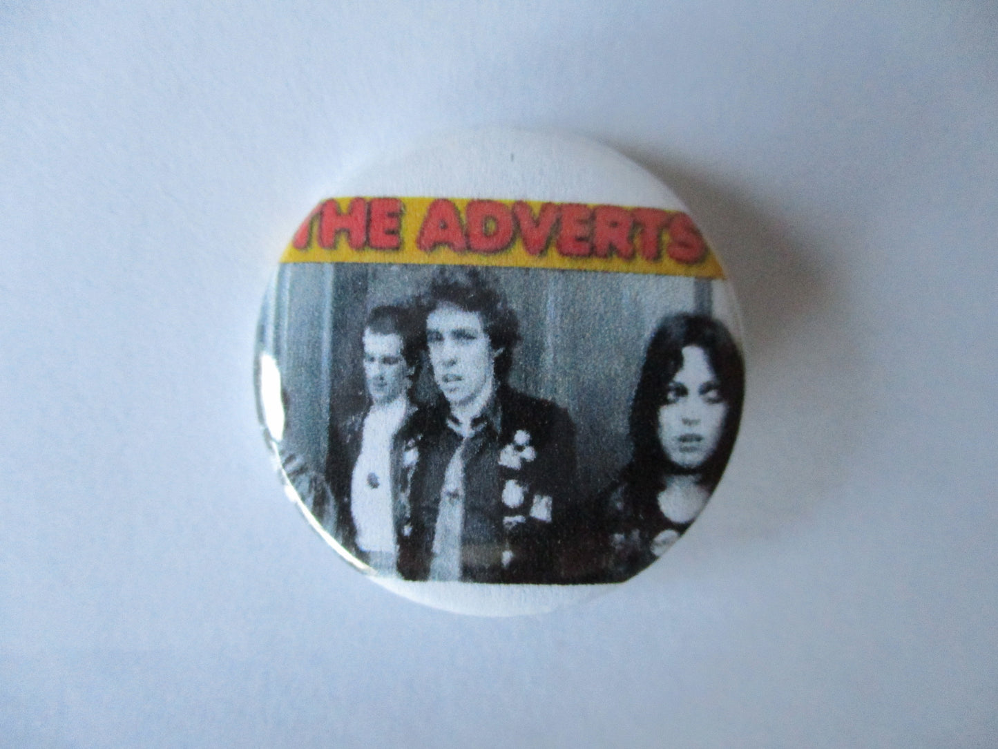 THE ADVERTS punk badge (VARIOUS DESIGNS)