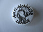 ANTI NOWHERE LEAGUE black on white punk badge