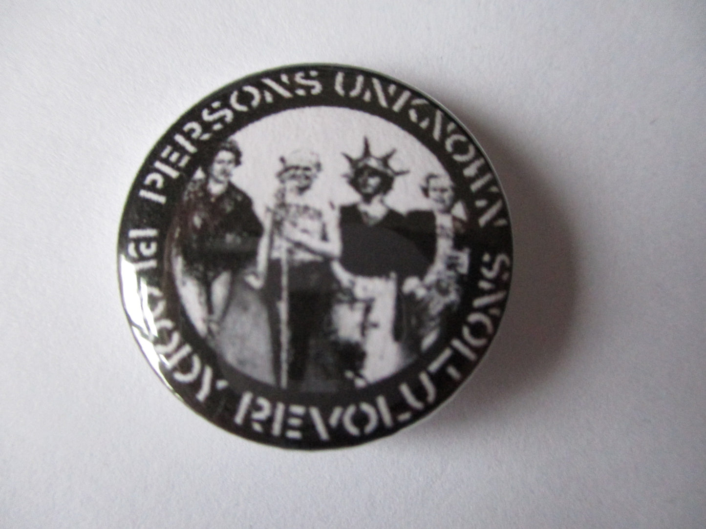 CRASS punk badge (VARIOUS DESIGNS)