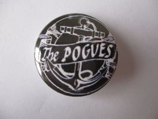 THE POGUES folk punk badge (VARIOUS DESIGNS)