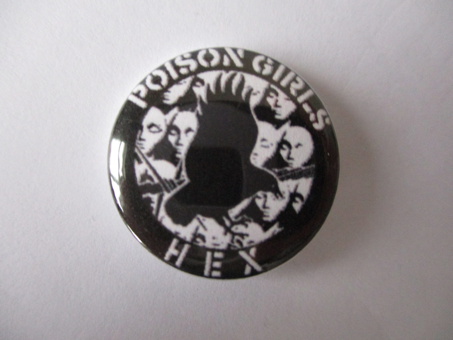 POISON GIRLS punk badge