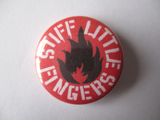 STIFF LITTLE FINGERS punk badge (VARIOUS DESIGNS)