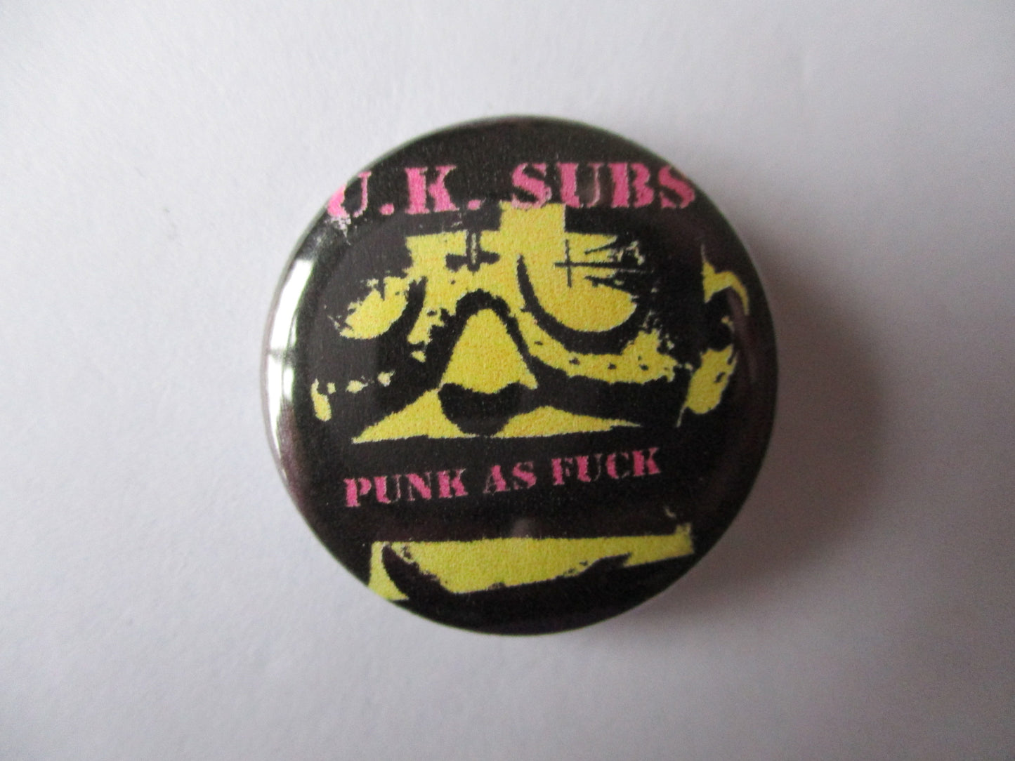 UK SUBS punk badge (various designs)