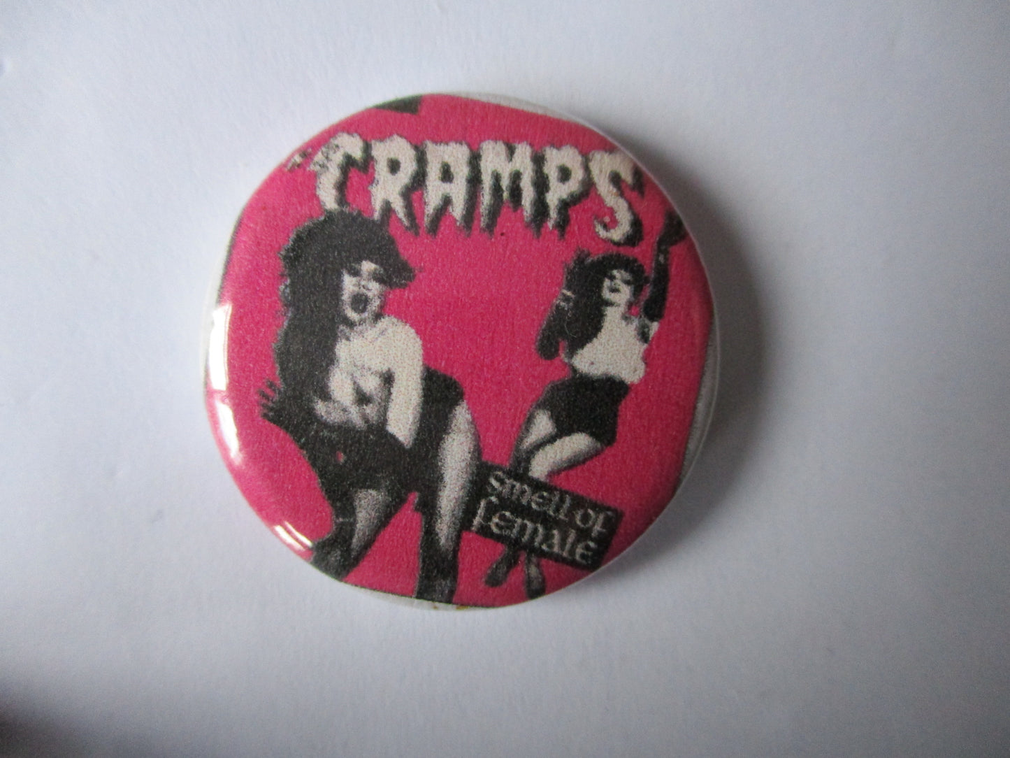 THE CRAMPS psychobilly punk badge (VARIOUS DESIGNS)