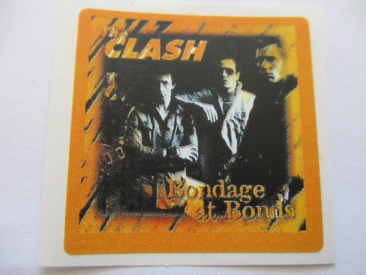 THE CLASH small punk stickers (35p each)