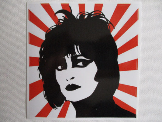 SIOUXSIE large PUNK VINYL STICKER