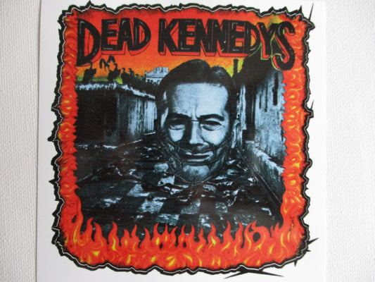 DEAD KENNEDYS large shaped PUNK VINYL STICKER